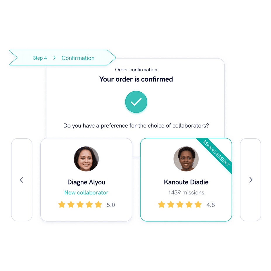 Illustration presenting the “Favorites” feature.