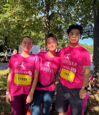 The Staffmatch team at the Odyssea running event.